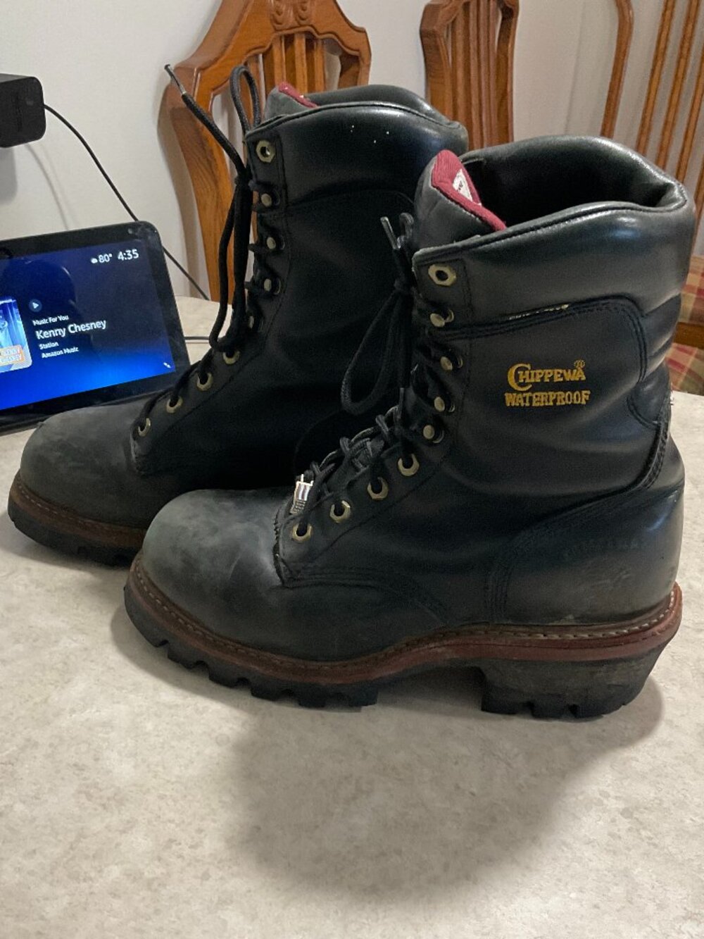 Chippewa Mens Logger Steel Toe Boots